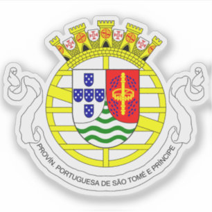Sticker Armoiries de São Tomé et Príncipe (1951-1975)