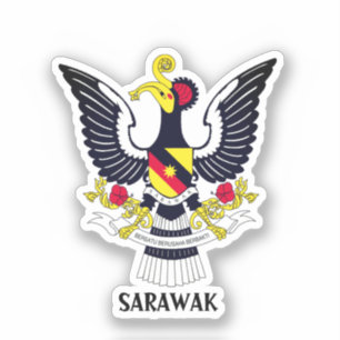 Sticker Armoiries de Sarawak - MALAISIE