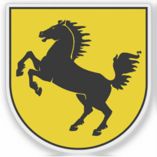 Sticker Armoiries de Stuttgart, Allemagne