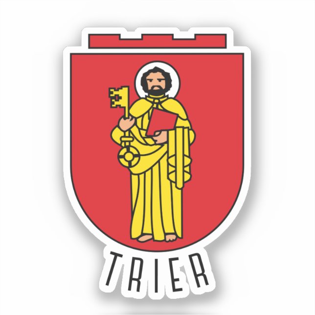 Sticker Armoiries de Trier, Allemagne (Recto)