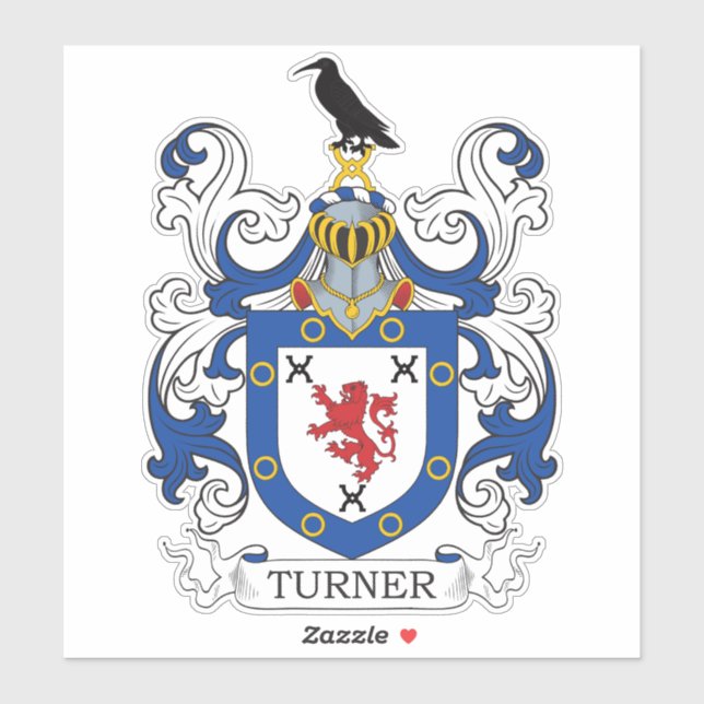 Sticker Armoiries de Turner (Feuille)