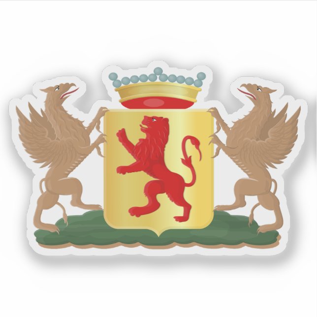 Sticker Armoiries de Vlaardingen, le Pays-Bas (Devant)