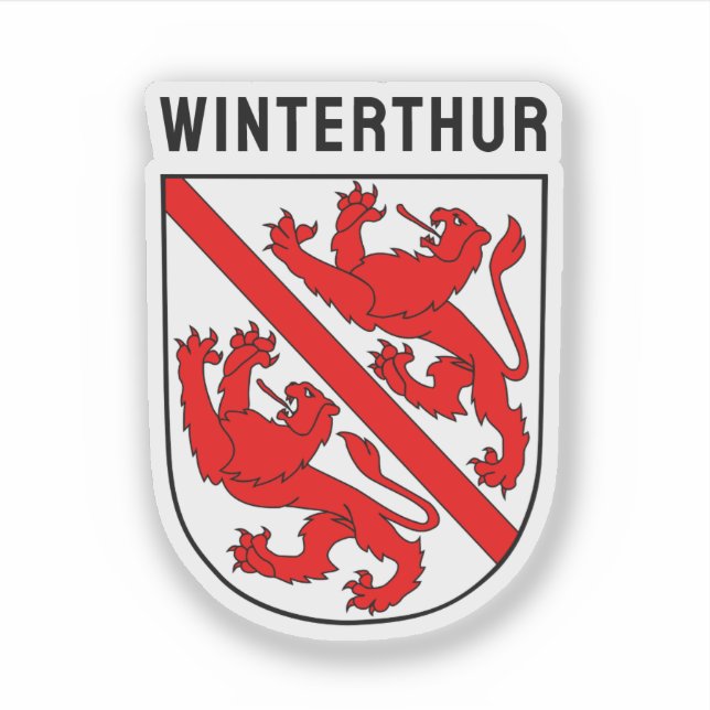 Sticker Armoiries de Winterthur, Suisse (Devant)