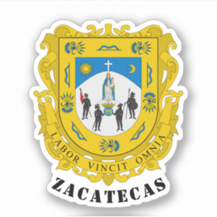 Sticker Armoiries de Zacatecas, Mexique