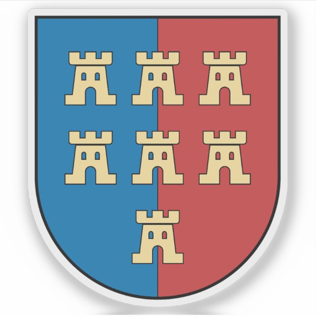 Sticker Armoiries des Saxons de Transylvanie (Devant)