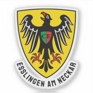 Sticker Armoiries d'Esslingen am Neckar, Allemagne