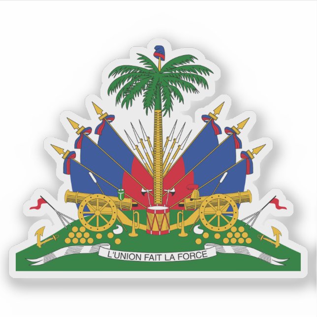 Sticker Armoiries d'Haïti (Devant)