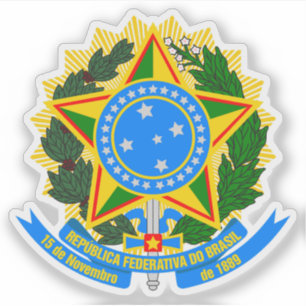 Sticker Armoiries du Brésil (depuis 1992, variante 1)