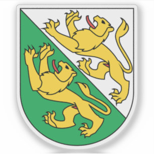 Sticker Armoiries du Canton de Thurgovie, Suisse