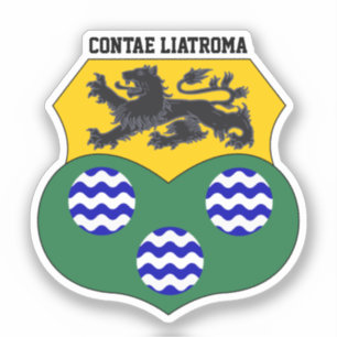 Sticker Armoiries du comté de Leitrim, Irlande