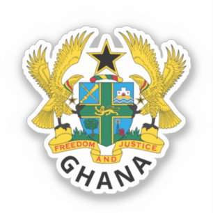 Sticker Armoiries du Ghana