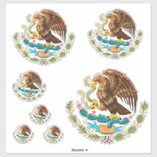 Sticker Armoiries du Mexique - Drapeau du Mexique