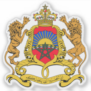 Sticker Armoiries du Royaume du Maroc