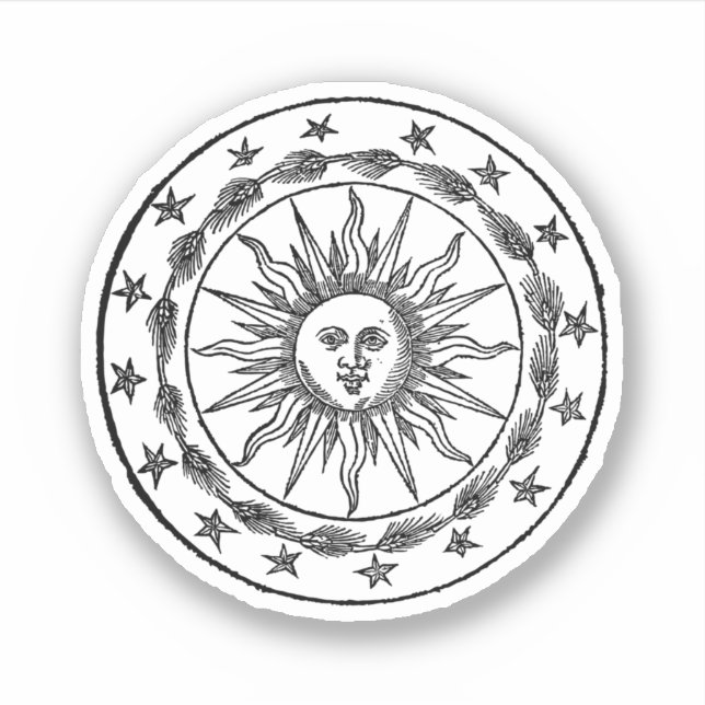 Sticker Armoiries du soleil. (Devant)