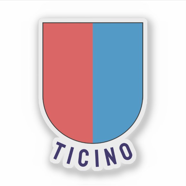 Sticker Armoiries du Tessin, Suisse (Devant)