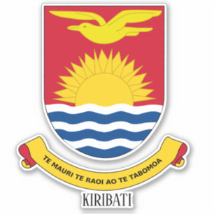 Sticker Armoiries Nationales De Kiribati