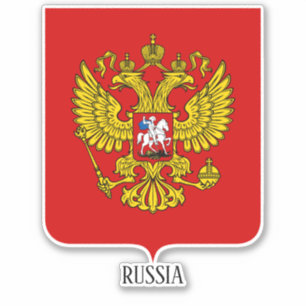 Sticker Armoiries Nationales De Russie Patriotique