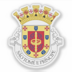 Sticker Armoiries provisoires de São Tomé et Príncipe
