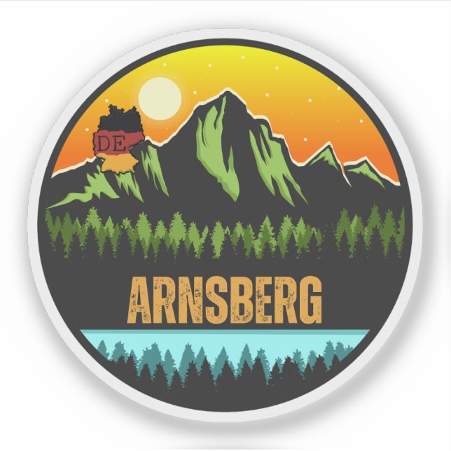 Sticker Arnsberg, Allemagne (Devant)