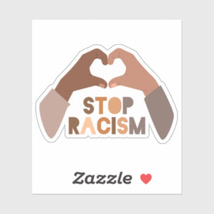 Sticker Arrêter le racisme