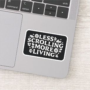 Sticker Arrêtez de défiler les citations doomscrolling est