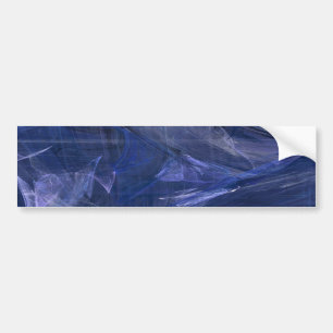 Sticker Arrière - plan Abstrait fractal bleu