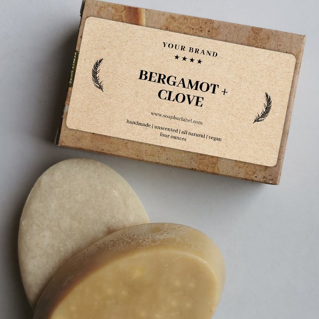 Sticker Arrière - plan Étiquette de savon personna (Créateur téléchargé)