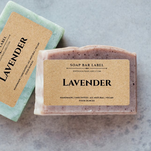 Sticker Arrière - plan Étiquette de savon personna (Créateur téléchargé)