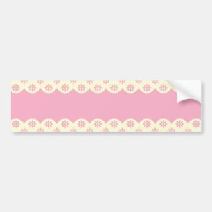 Sticker Arrière - plan Eyelet Rose