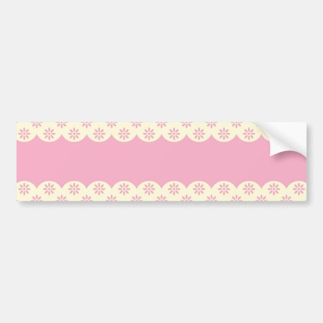 Sticker Arrière - plan Eyelet Rose (Devant)