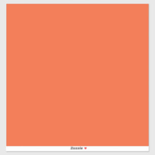 Sticker arrière - plan orange avec