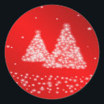 Sticker Arrière - plan rouge pour neige et arbres<br><div class="desc">Joyeux Noël avec cet article. Ce design est bon pour n'importe quel produit. ⭐ PERSONNALISEZ ce modèle avec vos oeuvres. ⭐ MODIFIEZ-le pour apporter d'autres modifications. ⭐ TRANSFÉREZ cette conception à n'importe quel produit. Visitez tous mes magasins à bit.ly/SandyspiderStores (couper et coller).</div>