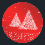 Sticker Arrière - plan rouge pour neige et arbres<br><div class="desc">Joyeux Noël avec cet article. Ce design est bon pour n'importe quel produit. ⭐ PERSONNALISEZ ce modèle avec vos oeuvres. ⭐ MODIFIEZ-le pour apporter d'autres modifications. ⭐ TRANSFÉREZ cette conception à n'importe quel produit. Visitez tous mes magasins à bit.ly/SandyspiderStores (couper et coller).</div>