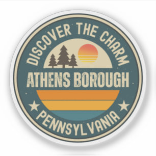 Sticker Arrondissement d'Athènes, Pennsylvanie