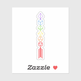 Sticker Arrow de dés arc-en-ciel du Ranger