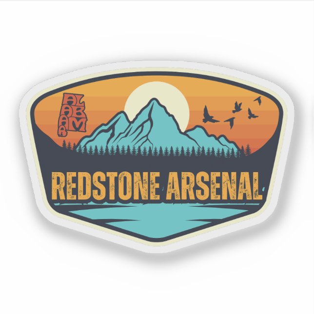Sticker Arsenal Redstone, Alabama (Devant)