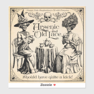 Sticker Arsenic et Ancienne dentelle