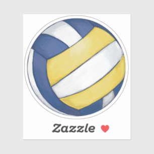 Sticker Art classique de volleyball