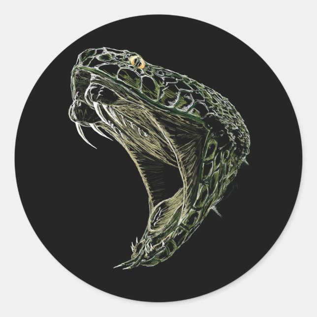 Sticker art Cobra Snake (Devant)