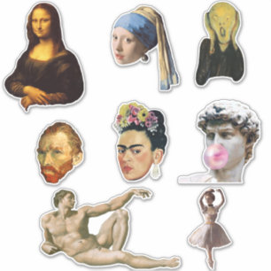 Sticker Art Contemporain Fin Collection Classique