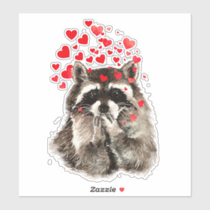 Sticker Art de soufflement d'animal d'amusement de baisers