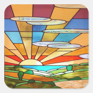 Sticker Art Déco Verre Trait 1