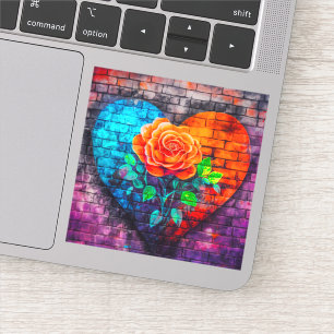 Sticker Art du coeur