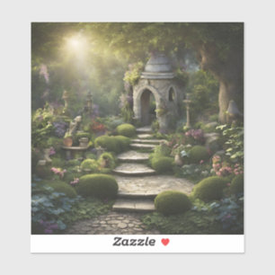 Sticker Art du sanctuaire du jardin
