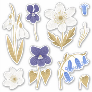Sticker Art Fleurs Printemps Pack
