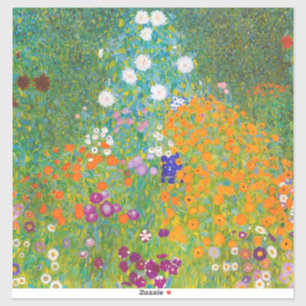 Sticker Art floral de jardin de campagne vintage de Gustav