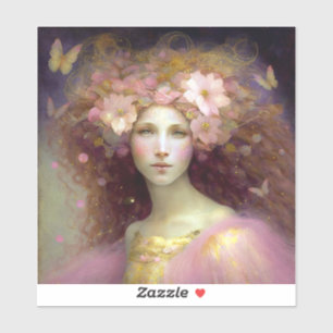 Sticker Art Imaginaire Fairy Rose