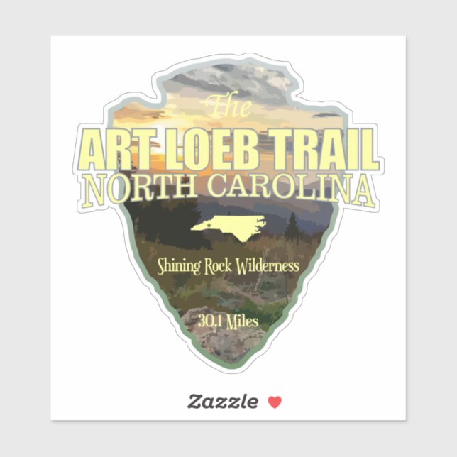 Sticker Art Loeb Trail (arrowhead) (Feuille)