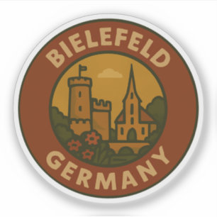 Sticker Art vintage de Bielefeld Allemagne