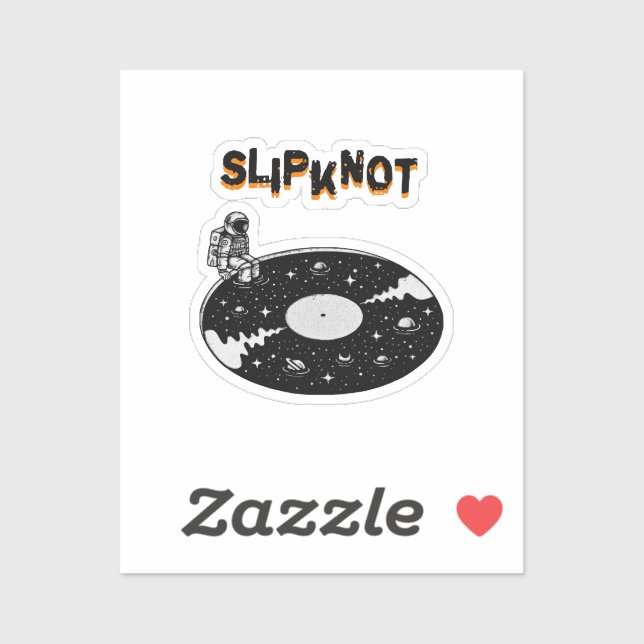 Sticker art visuel slipknot (Feuille)